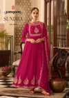 Sundha by Rangoon Georgette Anarkali Kurti With Bottom Dupatta Wholesalers In Surat